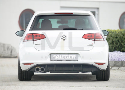 Rieger 00088028 VW Mk7 Golf GTD Rear Diffuser 4 | ML Performance US Car Parts