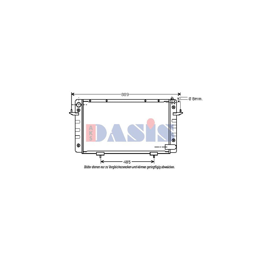 AKS Dasis 370440N Engine Radiator