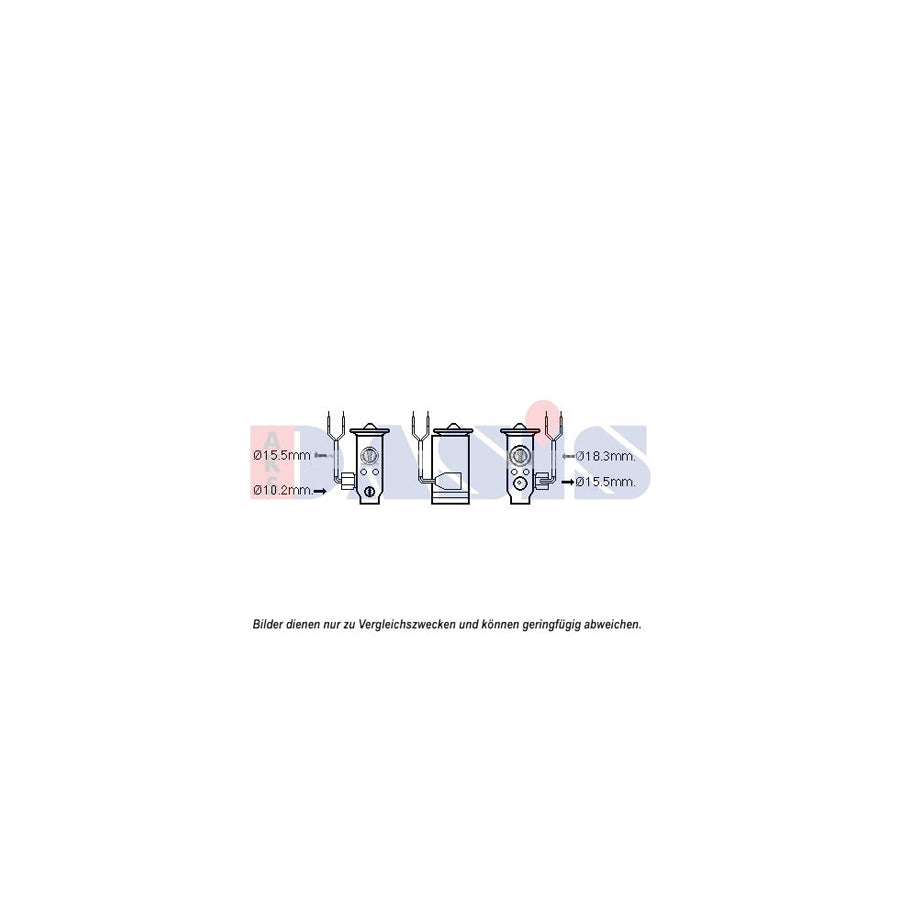 AKS Dasis 840256N AC Expansion Valve for Lexus Ls IV (Xf40)