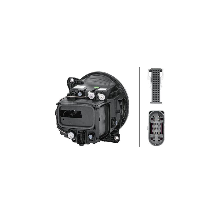 Hella 1EX 014 543-121 Headlight Suitable For Mercedes-Benz G-Class (W463)