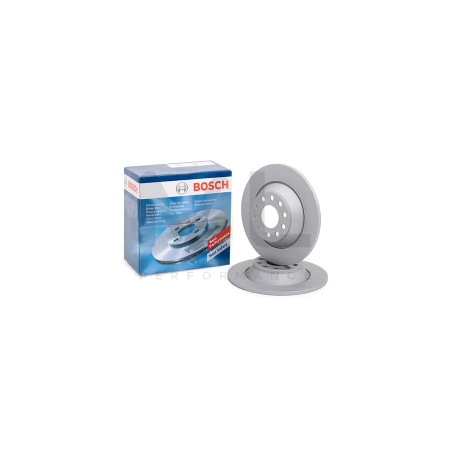 BOSCH 0 986 479 257 Brake Disc for AUDI A6 Solid, Coated, with bolts/screws | ML Performance Car Parts