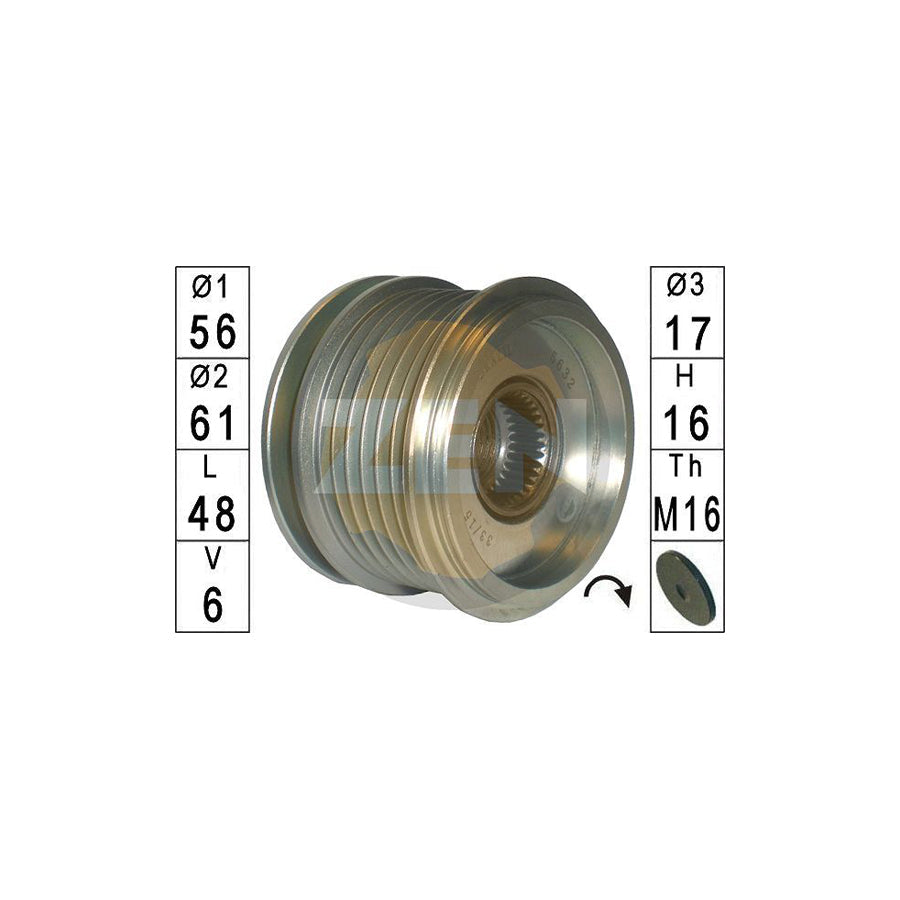 Era ZN5632 Alternator Freewheel Clutch
