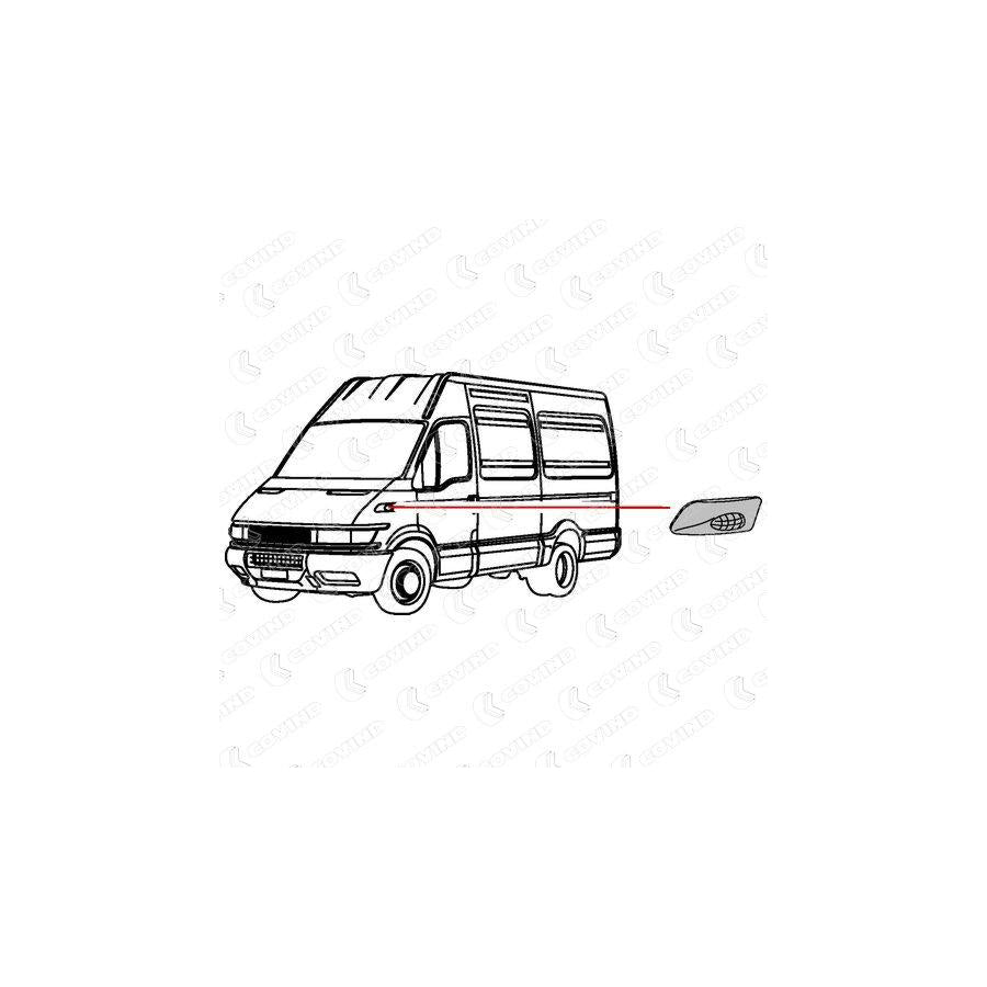 Covind C39/137 Side Indicator for Iveco Daily