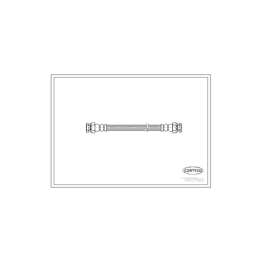 Corteco 19025983 Brake Hose