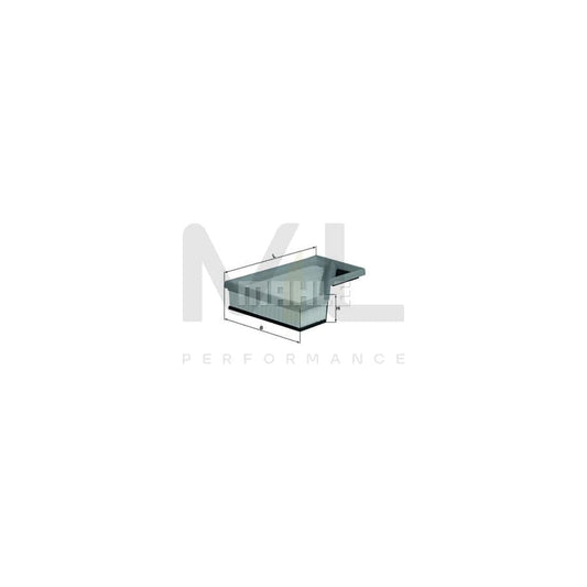 MAHLE ORIGINAL LX 1260 Air Filter Filter Insert | ML Performance Car Parts