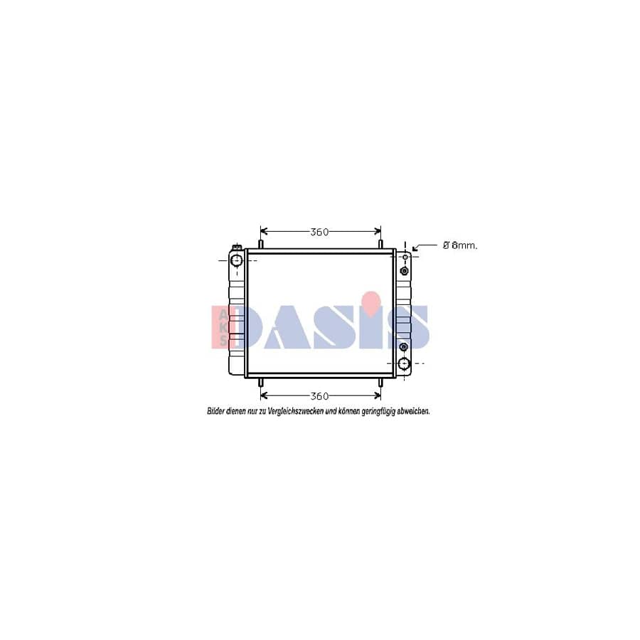 AKS Dasis 370460N Engine Radiator for Land Rover Discovery I (Lj)