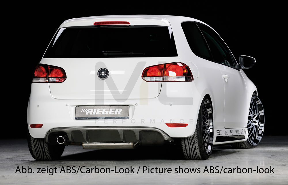 Rieger 00099801 VW Mk6 Golf Rear Diffuser 2 | ML Performance UK Car Parts