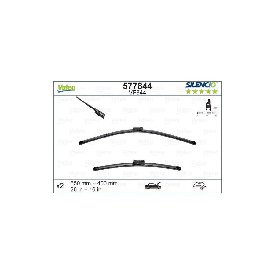 Valeo 577844 Wiper Blade | ML Performance US Car Parts