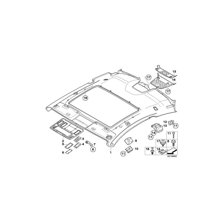 Genuine BMW 51167110249 E63 Bracket Clothing Hook (Inc. 650i, 635d & 630i) | ML Performance US Car Parts