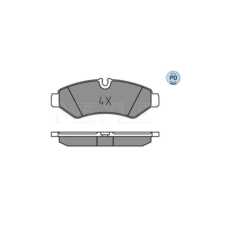 Meyle 025 207 4720/Pd Brake Pad Set