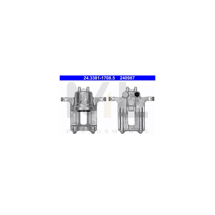 ATE 24.3381-1708.5 Brake Caliper without holder