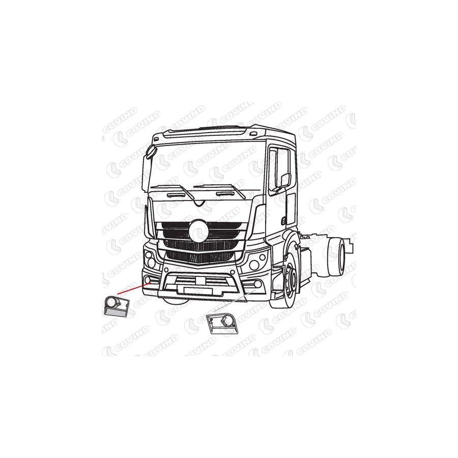 Covind 960/100 Housing, Headlight