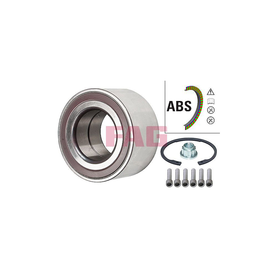 FAG 713 6106 40 Wheel Bearing Kit For VW Touareg I (7La, 7L6, 7L7)