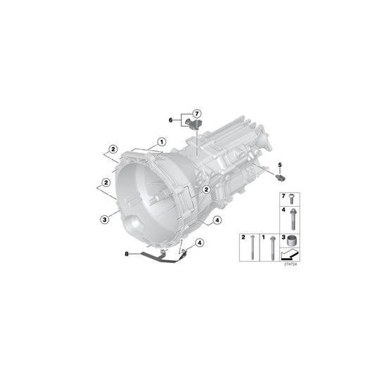 Genuine BMW 11148517182 F32 F33 F20 Holder F Cover, Acoustics (Inc. 120d, 320d ed & 118d) | ML Performance US Car Parts