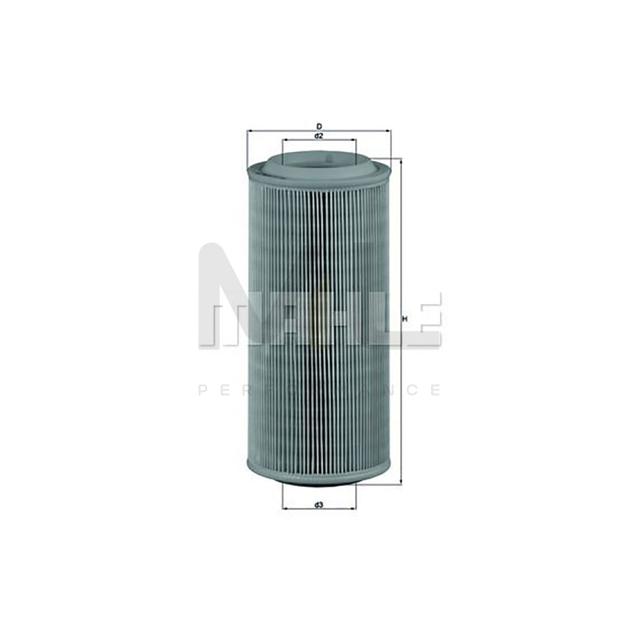 MAHLE ORIGINAL LX 685 Air Filter Filter Insert | ML Performance Car Parts