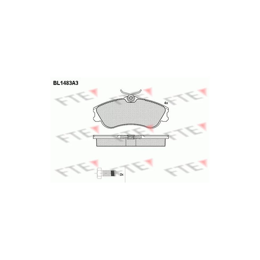 FTE Bl1483A3 Brake Pad Set