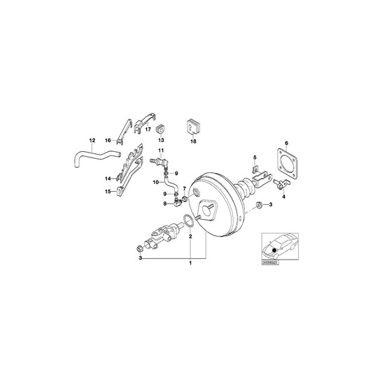 Genuine BMW 34301163449 E39 Gasket (Inc. 525i, 530i & 520d) | ML Performance US Car Parts