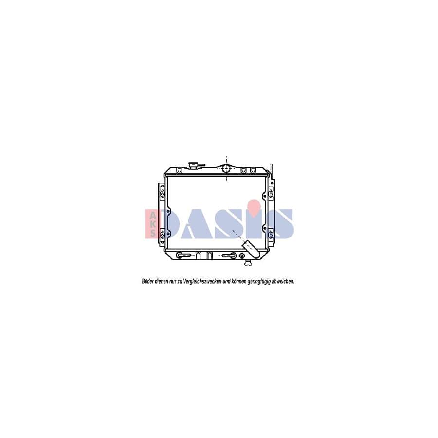 AKS Dasis 141020N Engine Radiator