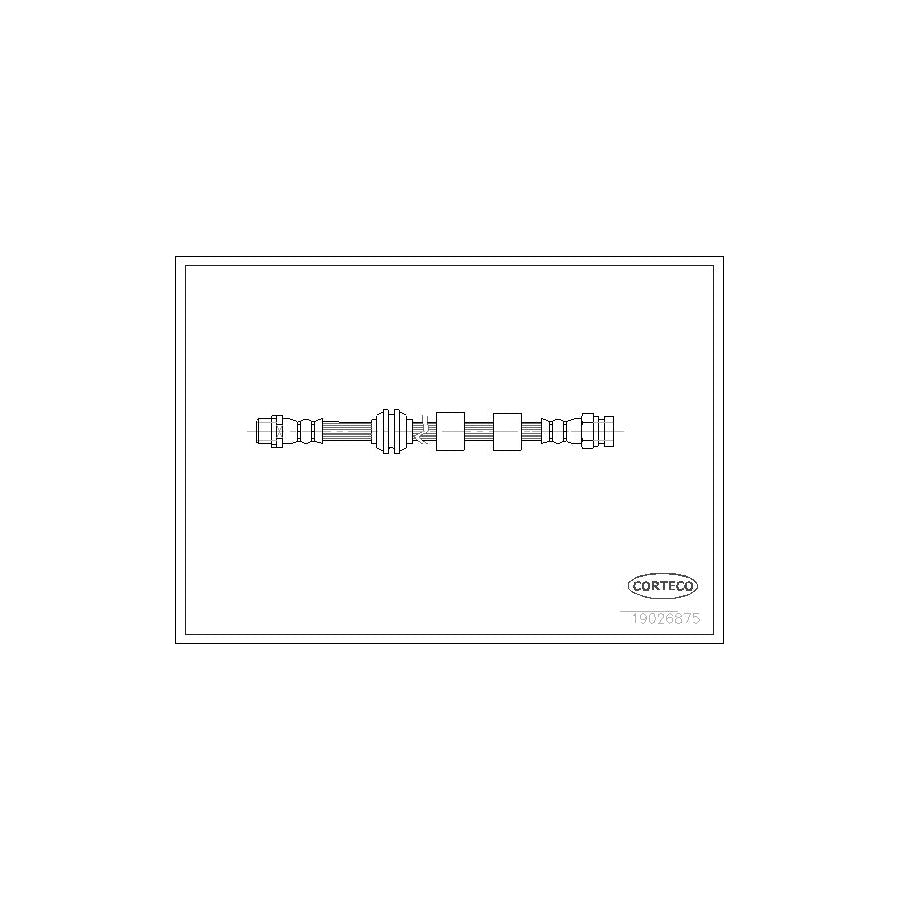 Corteco 19026875 Brake Hose