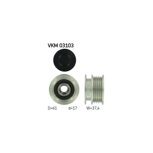 Skf Vkm 03103 Alternator Freewheel Clutch | ML Performance US Car Parts