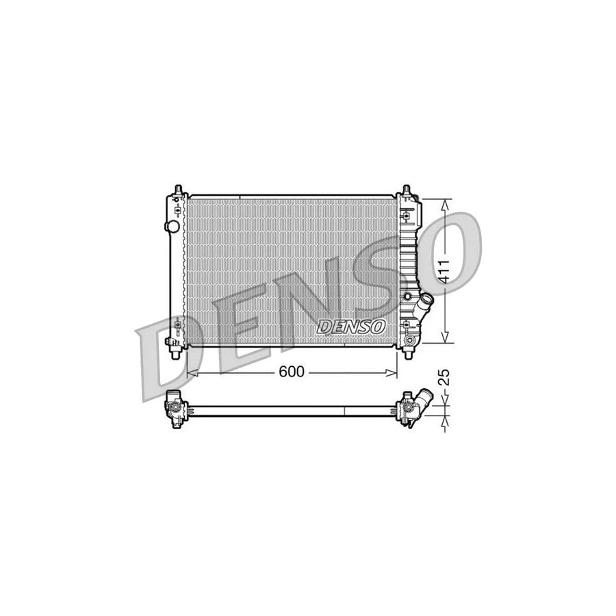 DENSO DRM15004 Engine Radiator