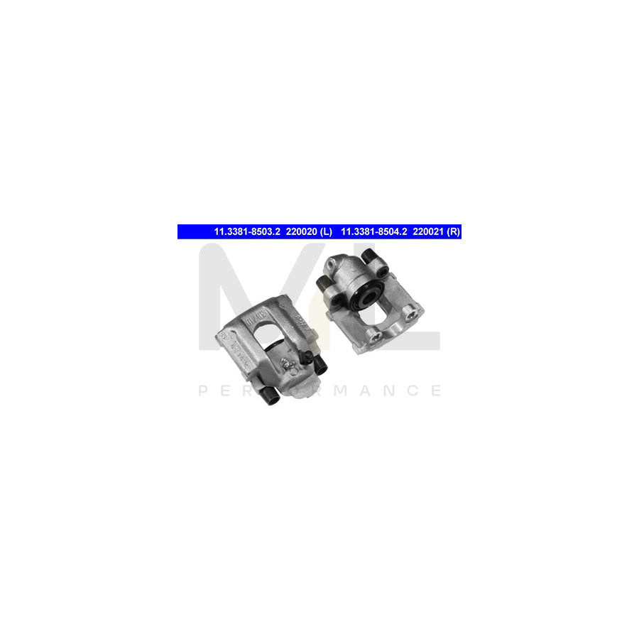 ATE 11.3381-8503.2 Brake Caliper without holder
