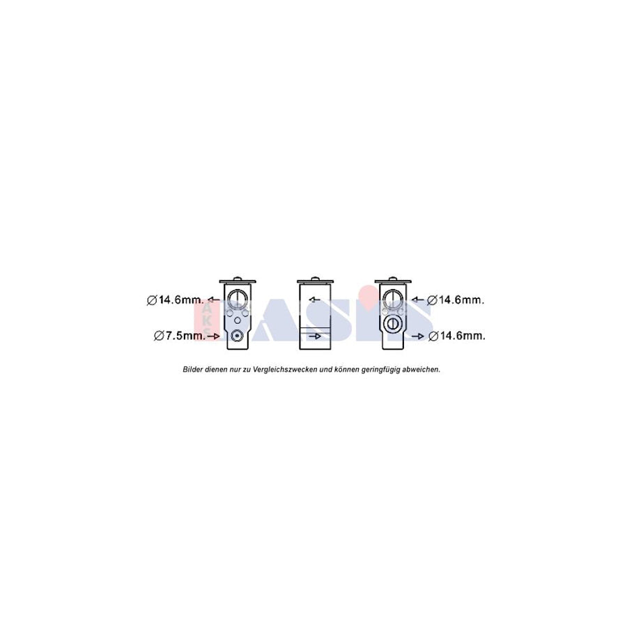AKS Dasis 840268N AC Expansion Valve for KIA Bongo