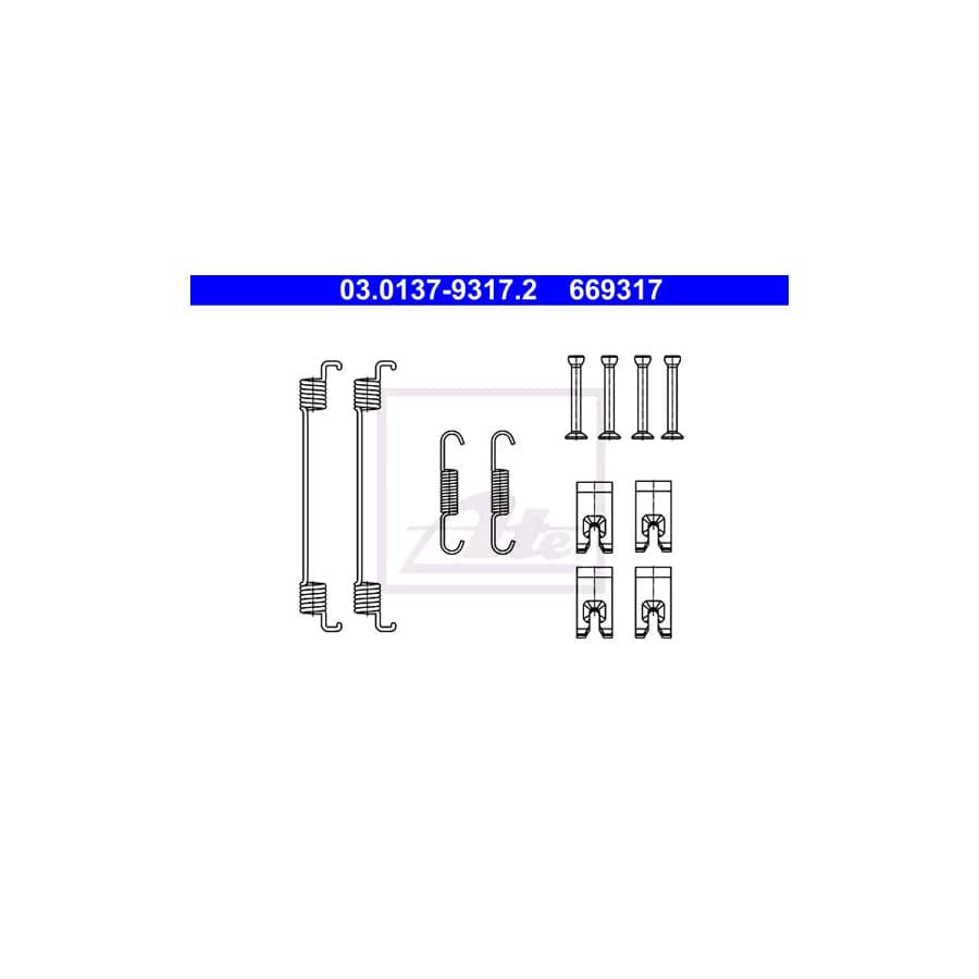 ATE 03.0137-9317.2 Accessory Kit, Brake Shoes