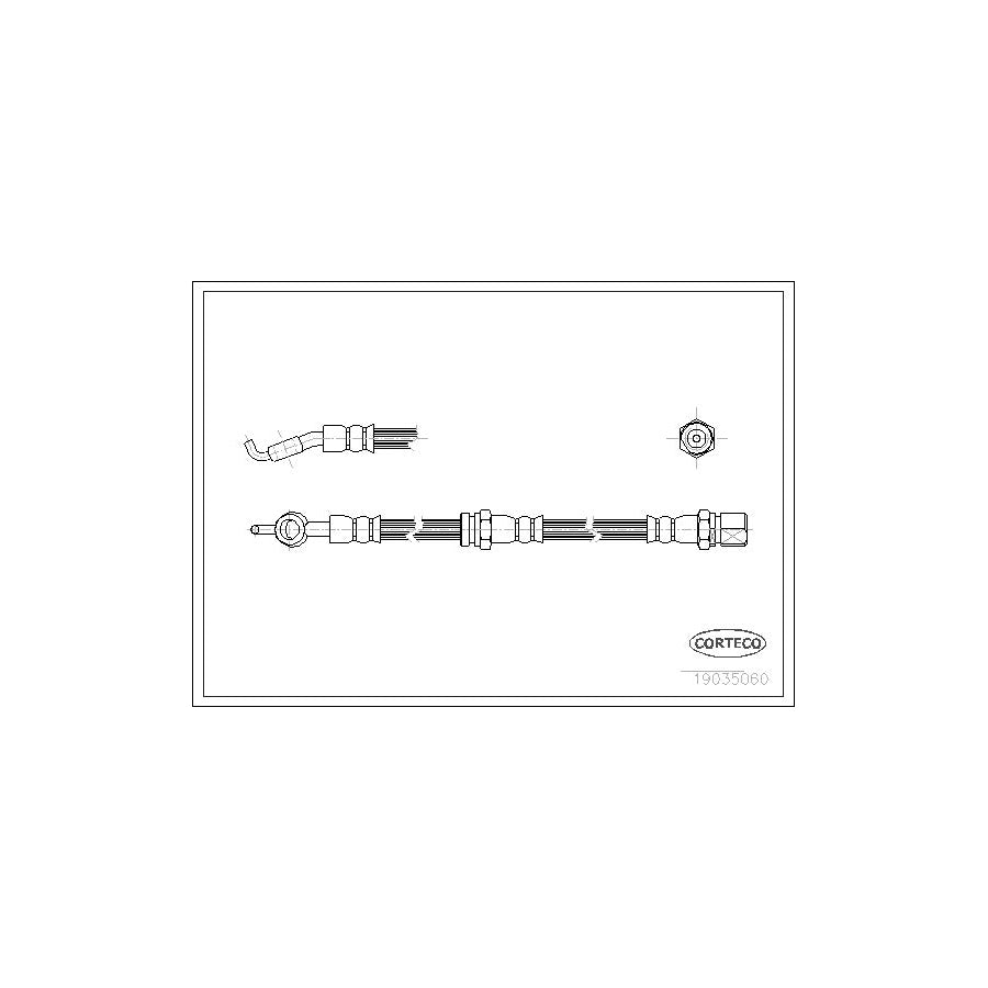 Corteco 19035060 Brake Hose