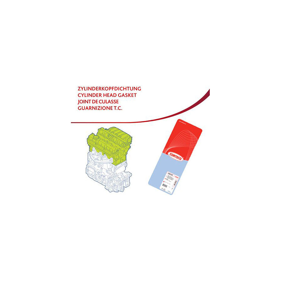 Corteco 83403023 Gasket, Cylinder Head