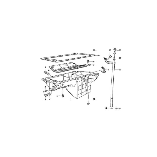 Genuine BMW 11431727727 E36 Guide Tube SI362 03/91 (Inc. 316i & 318i) | ML Performance US Car Parts