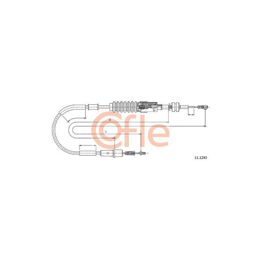 COFLE 11.1243 Throttle Cable