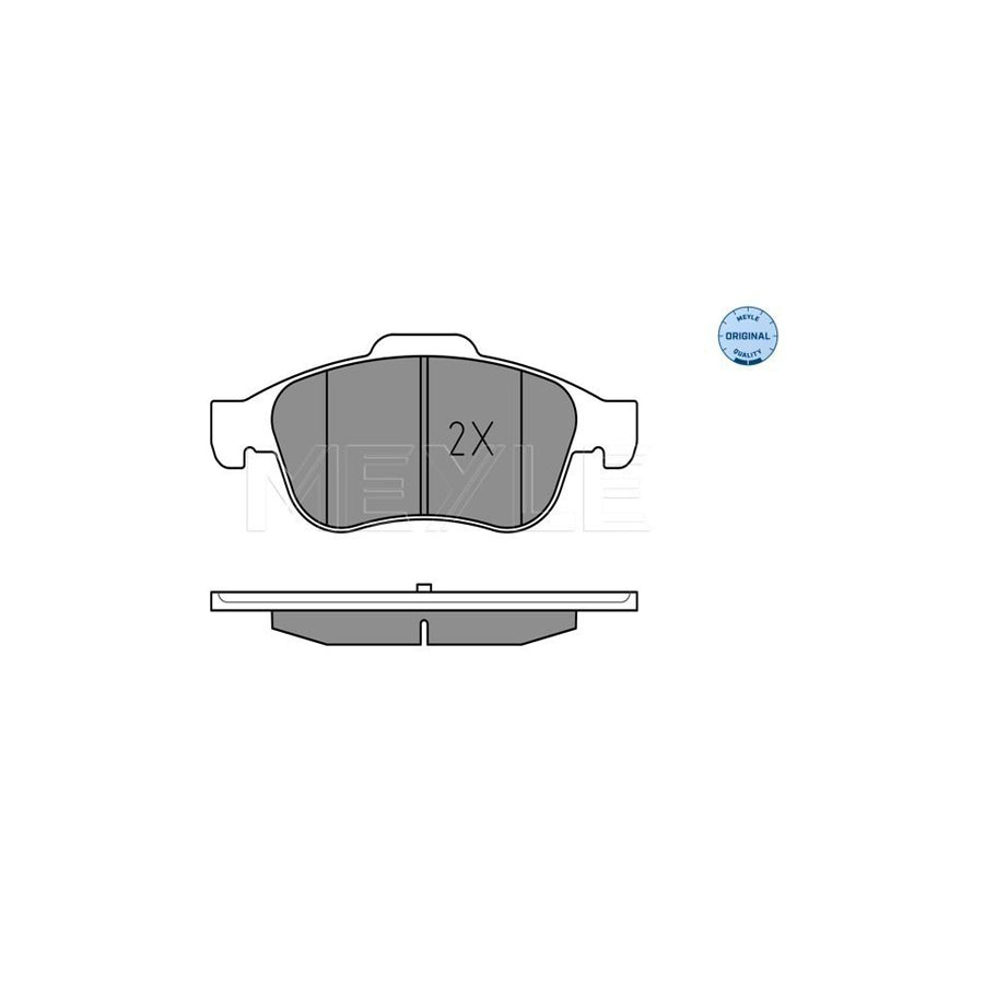 Meyle 025 245 3819/W Brake Pad Set For Alfa Romeo Giulietta Hatchback (940)