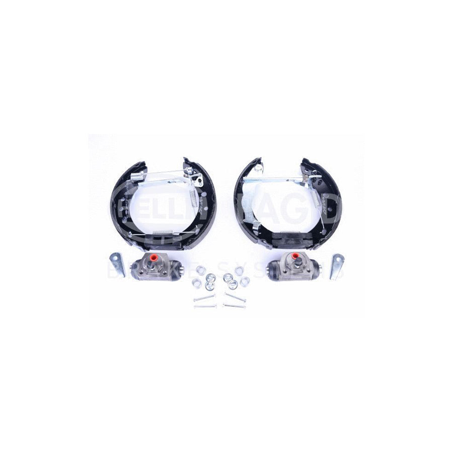 Hella 8DB 355 022-421 Brake Set, Drum Brakes For Nissan Micra II Hatchback (K11)