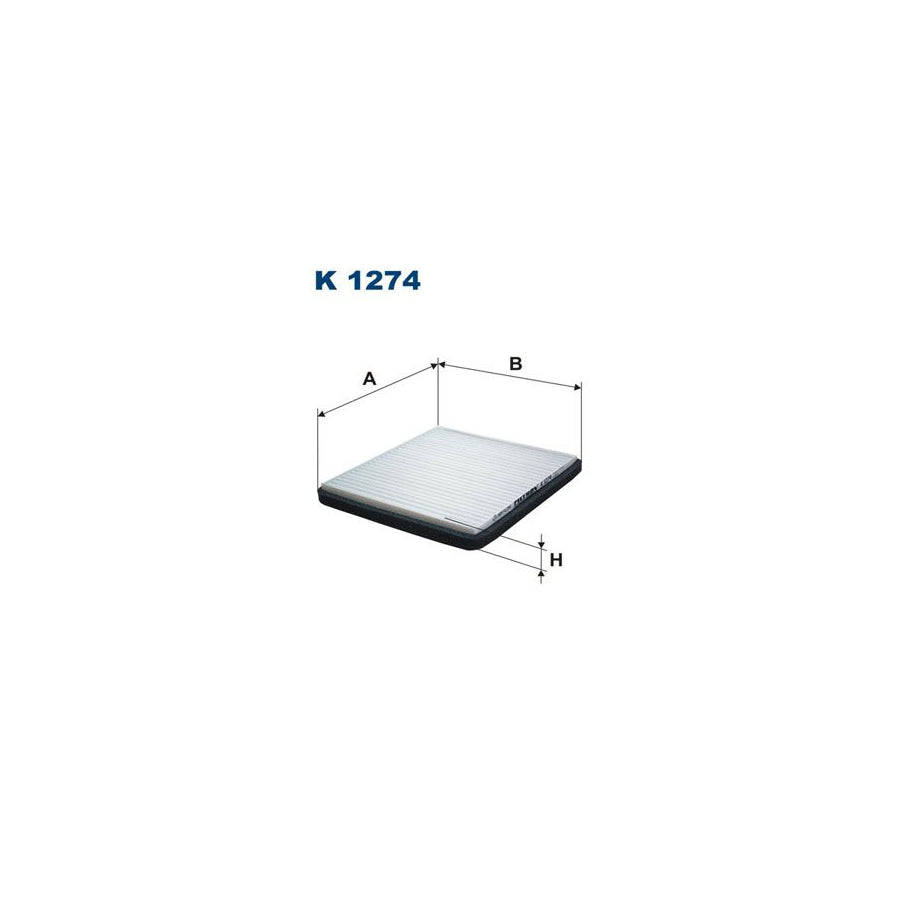 Filtron K 1274 Pollen Filter For Chevrolet Spark