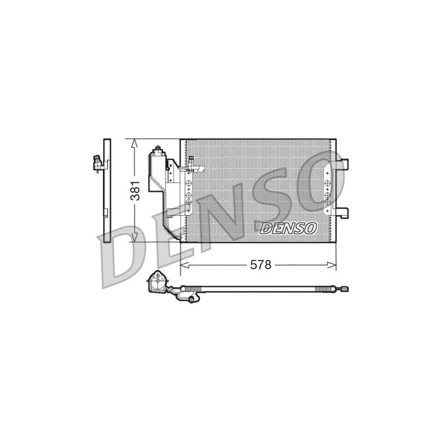 DENSO DCN17002 Air Conditioning Condenser