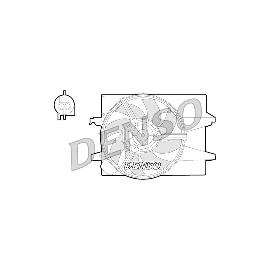 DENSO DER10004 Fan, Radiator