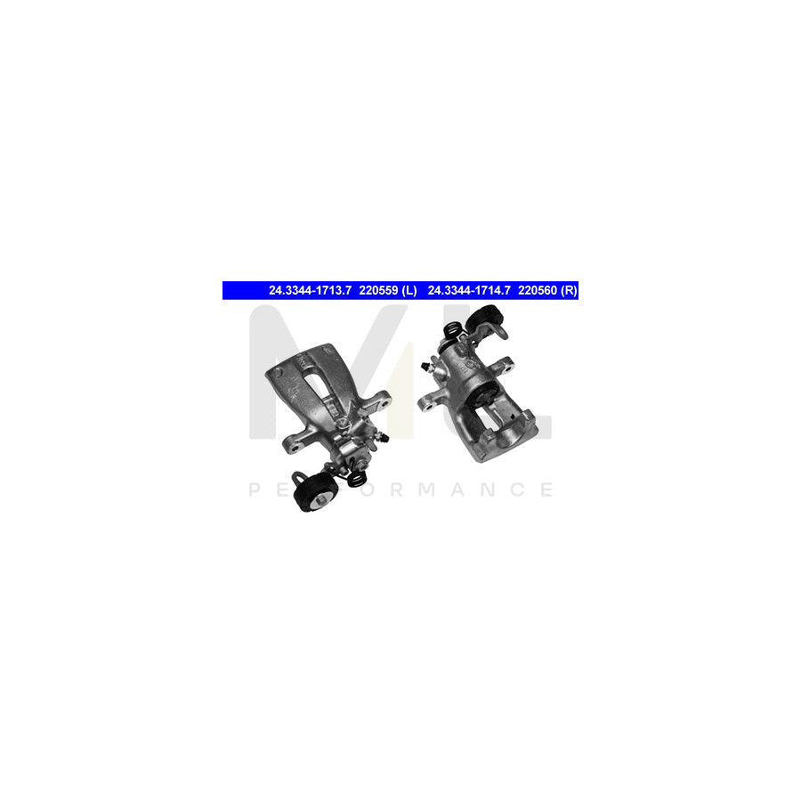 ATE 24.3344-1714.7 Brake Caliper without holder