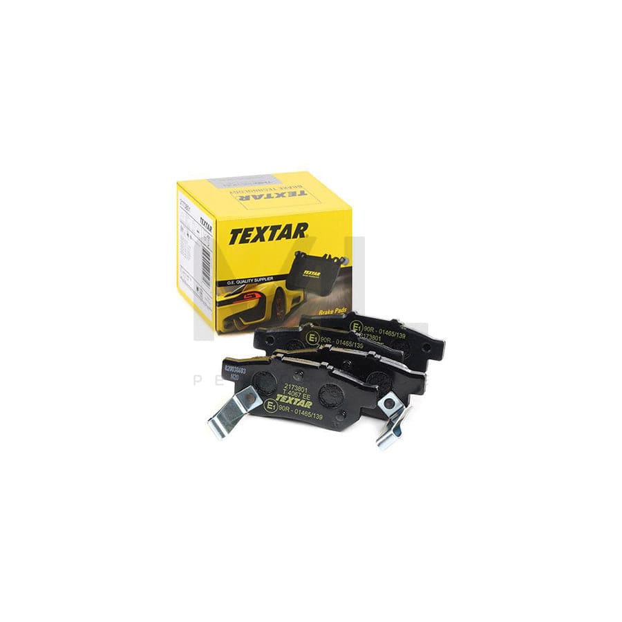 TEXTAR 2173801 Brake pad set with acoustic wear warning | ML Performance Car Parts