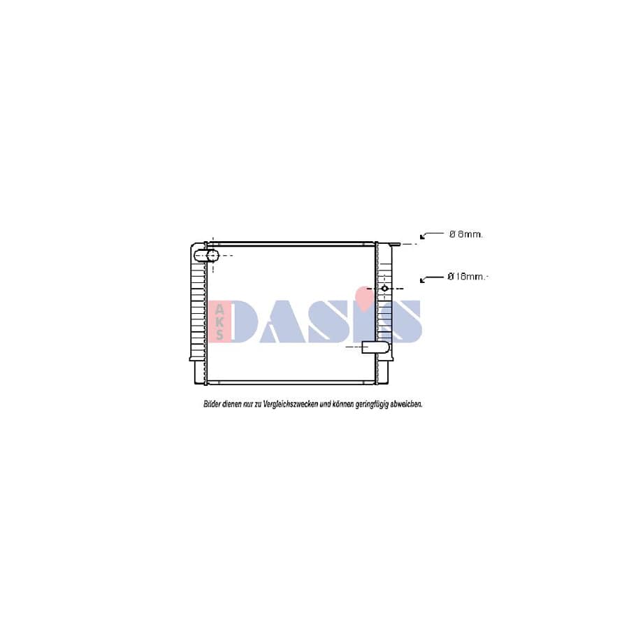 AKS Dasis 220440N Engine Radiator