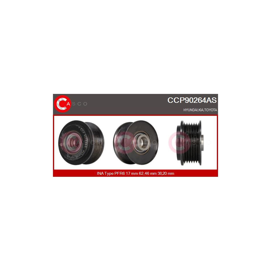 Casco Ccp90264As Pulley, Alternator