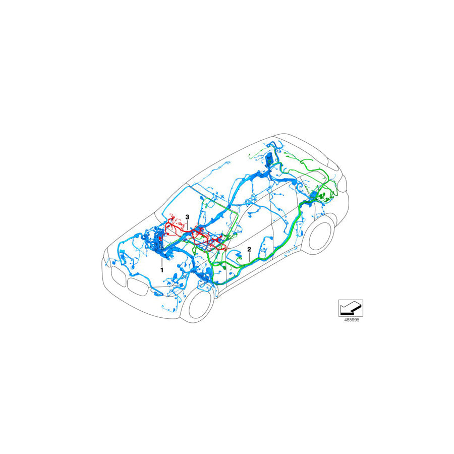 Genuine BMW 61112462620 G02 M Audio Wiring Harness, Duplicate (Inc. X4 25dX, X4 20iX & X4 M40dX) | ML Performance US Car Parts