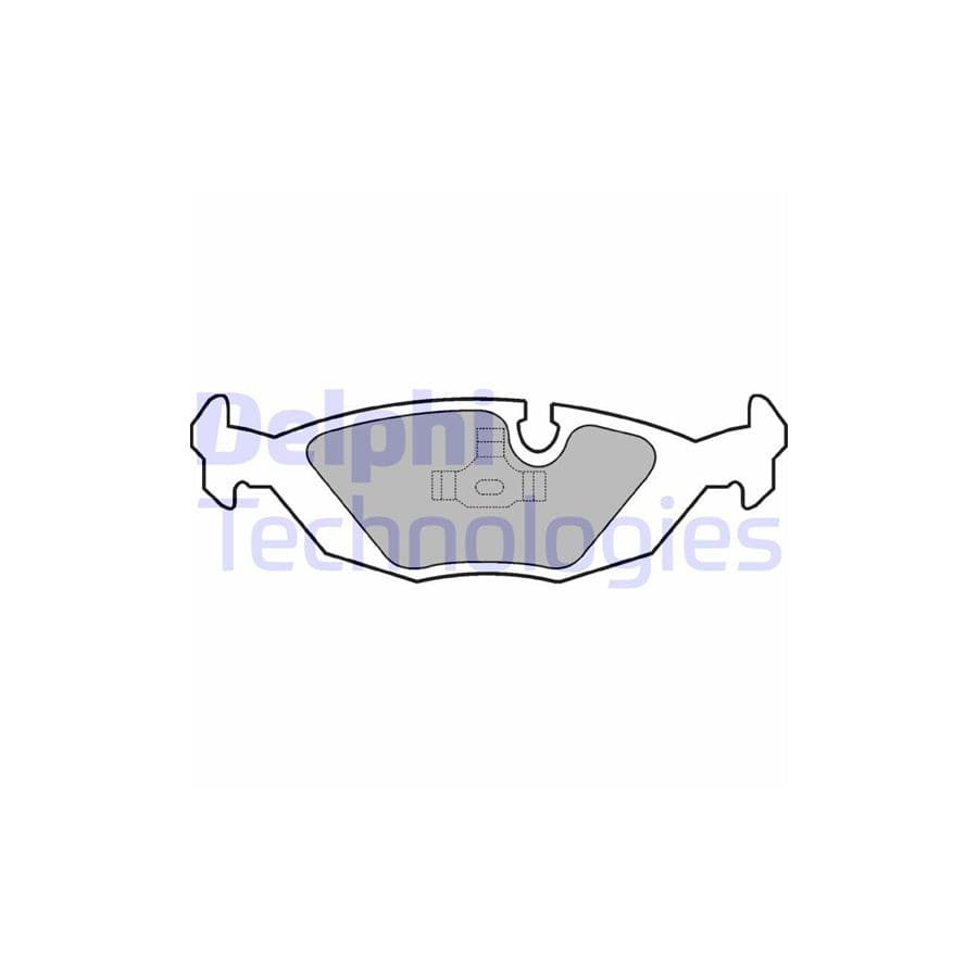 Delphi Lp576 Brake Pad Set