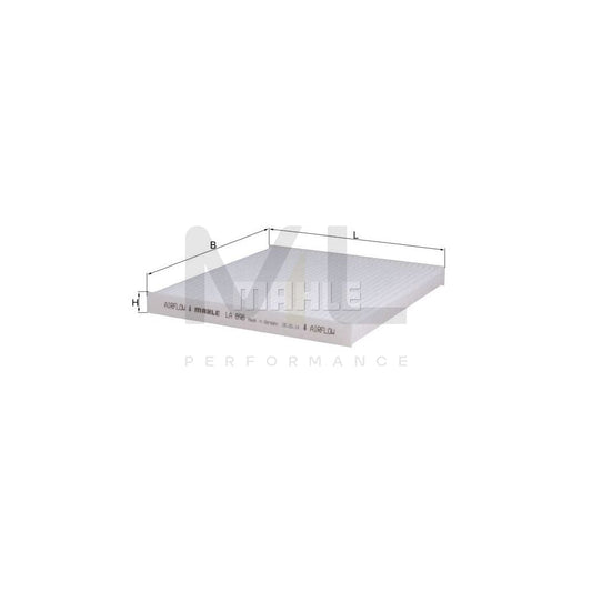 MAHLE ORIGINAL LA 898 Pollen filter for SSANGYONG KORANDO Particulate Filter | ML Performance Car Parts