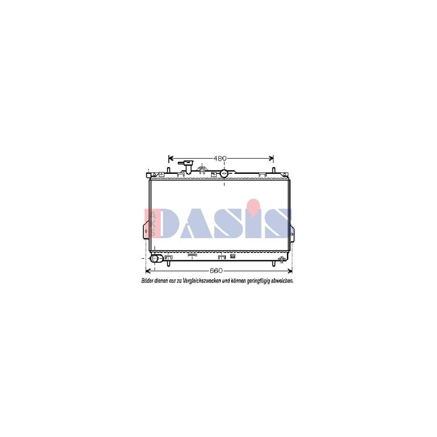 AKS Dasis 560001N Engine Radiator for Hyundai Matrix (Fc)