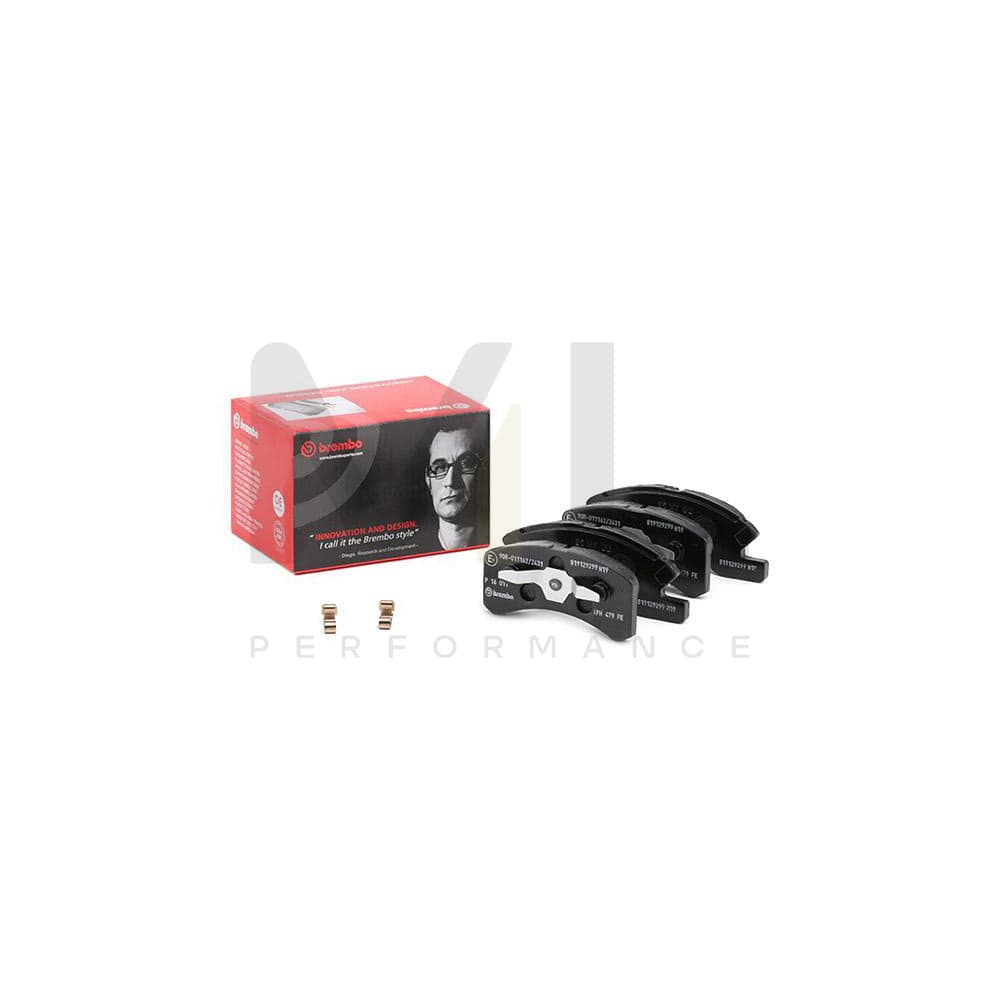Brembo P 16 011 Brake Pad Set With Acoustic Wear Warning | ML Performance Car Parts