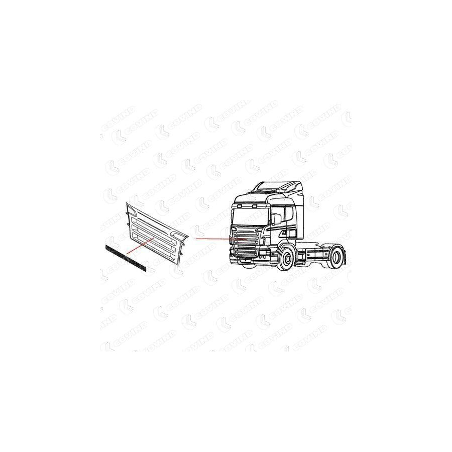 Covind Scr/147 Frame, Radiator Grille