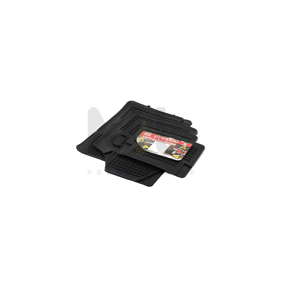 POLGUM Universal fit 1970C/1940C Floor mat set Elastomer, Front and Rear, Quantity: 4, Black