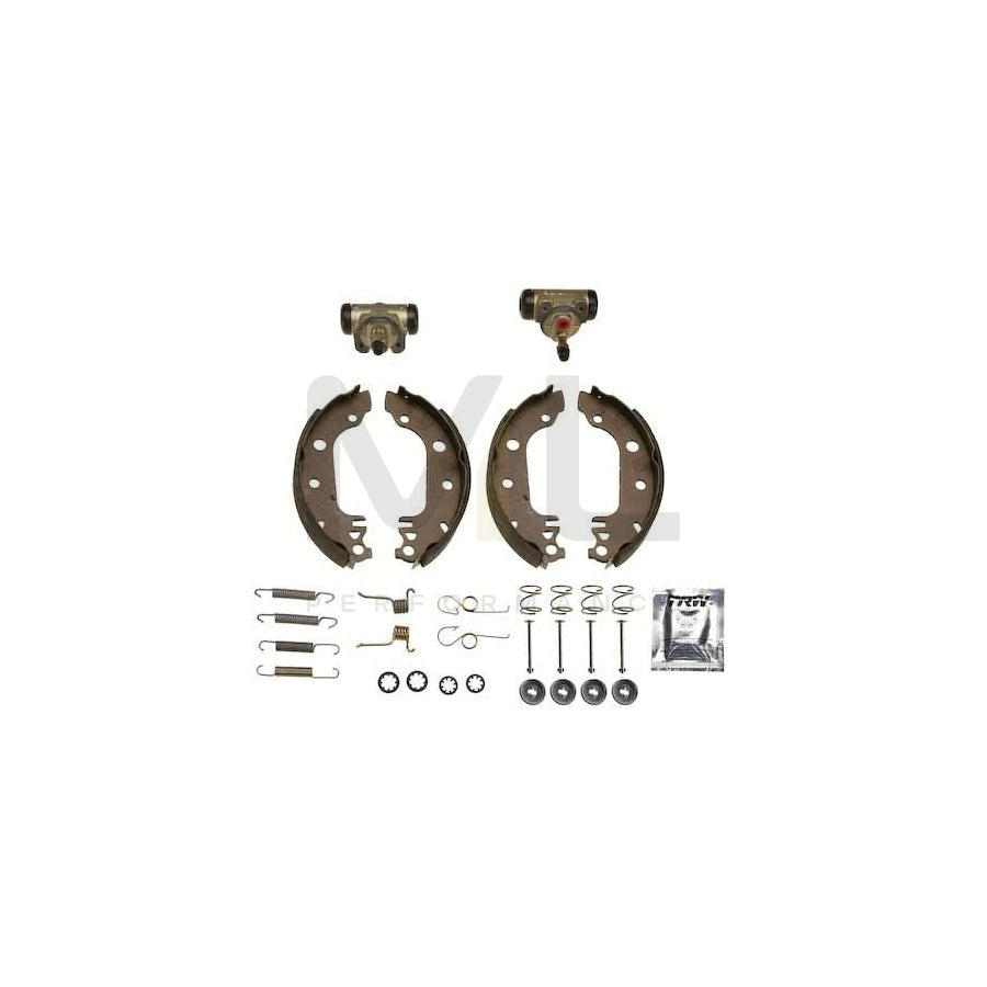 TRW Brake Kit BK1630 Brake Shoe Set for FORD FIESTA with wheel brake cylinder | ML Performance Car Parts