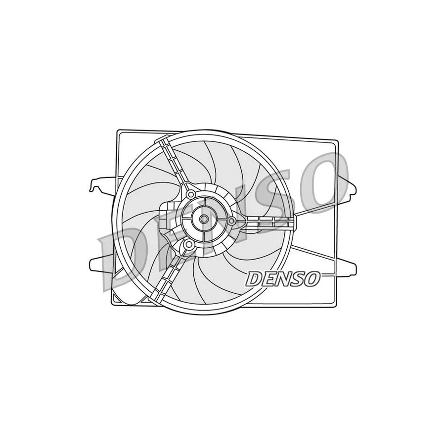 DENSO DER10003 Fan, Radiator